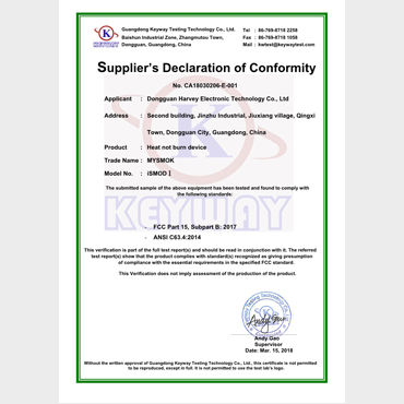 certificaciones ismod i fcc