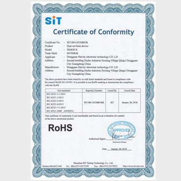 certificaciones ismod ii rohs